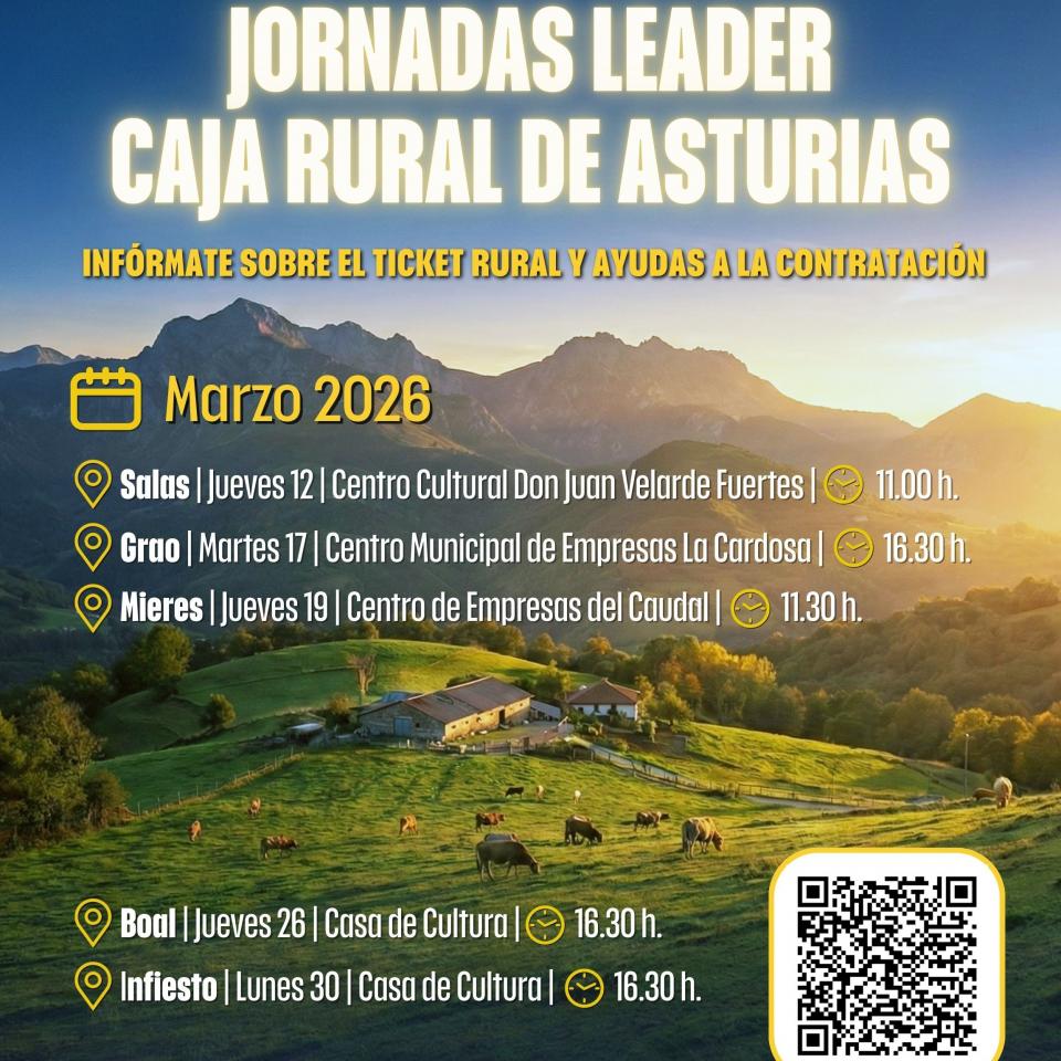cartel jornadas Leader Caja Rural